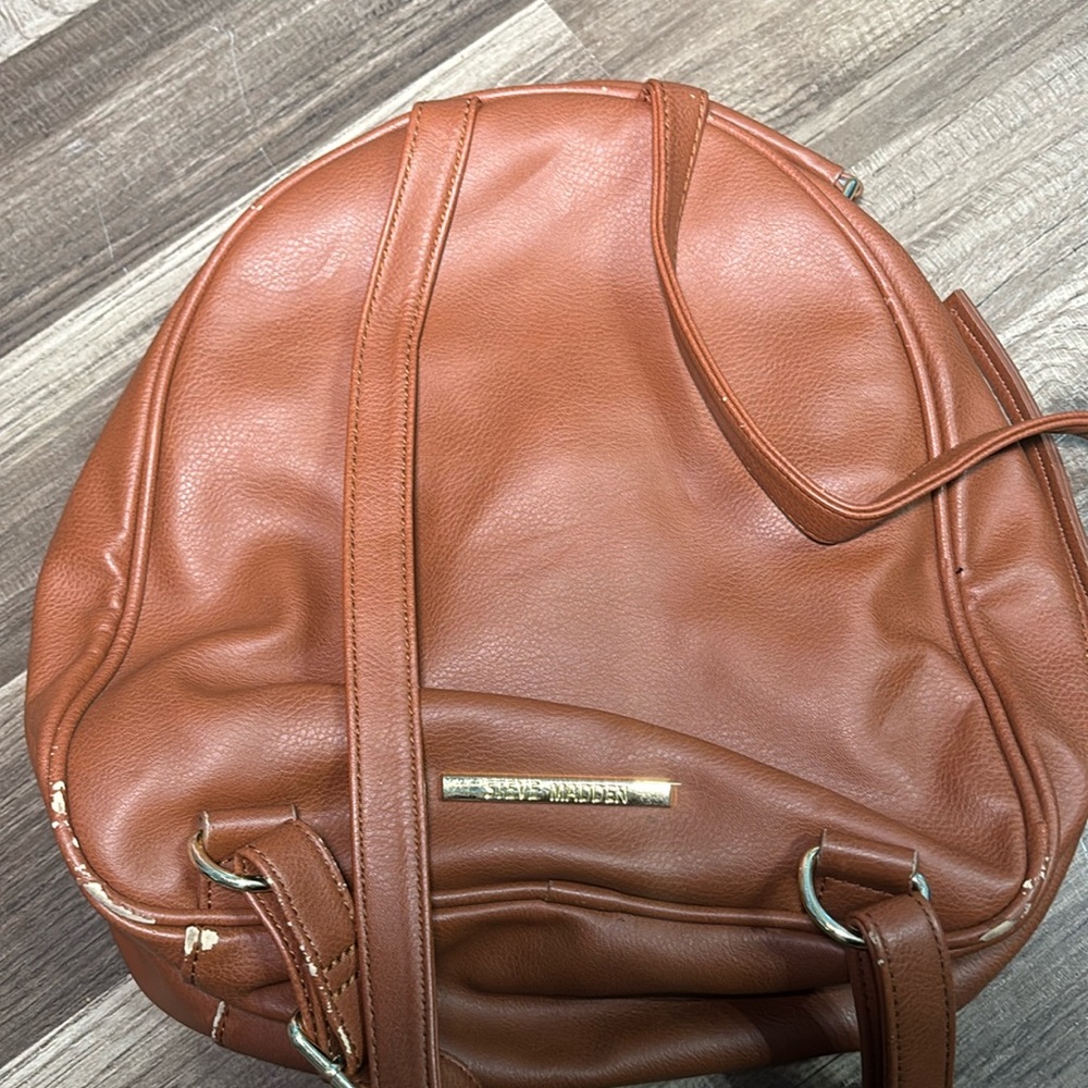 Brown leather Steve Madden bag